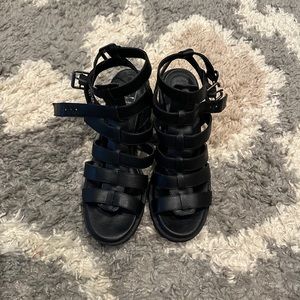 Dirty Laundry heeled sandal. Size 7.5. Black. Worn only a few times.